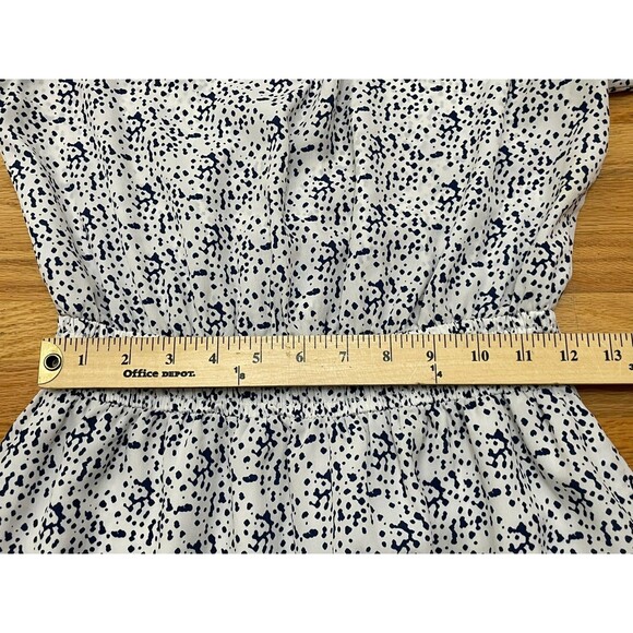 BCBGeneration Women's XS White Dress Polyester Shirt Mini Smocked Casual Outdoor - Picture 4 of 10